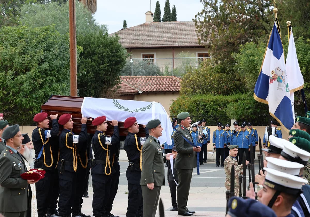 Politicians and Friends Bid Farewell to George Vasiliou