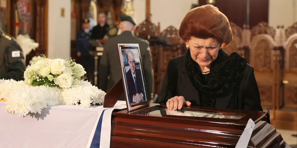Staatsbegräbnis für George Vasiliou in Nikosia