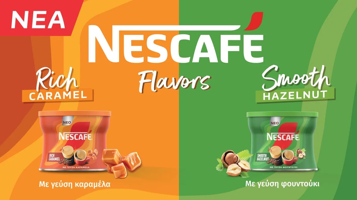 New NESCAFÉ® Rich Caramel & Smooth Hazelnut Coffee Flavors