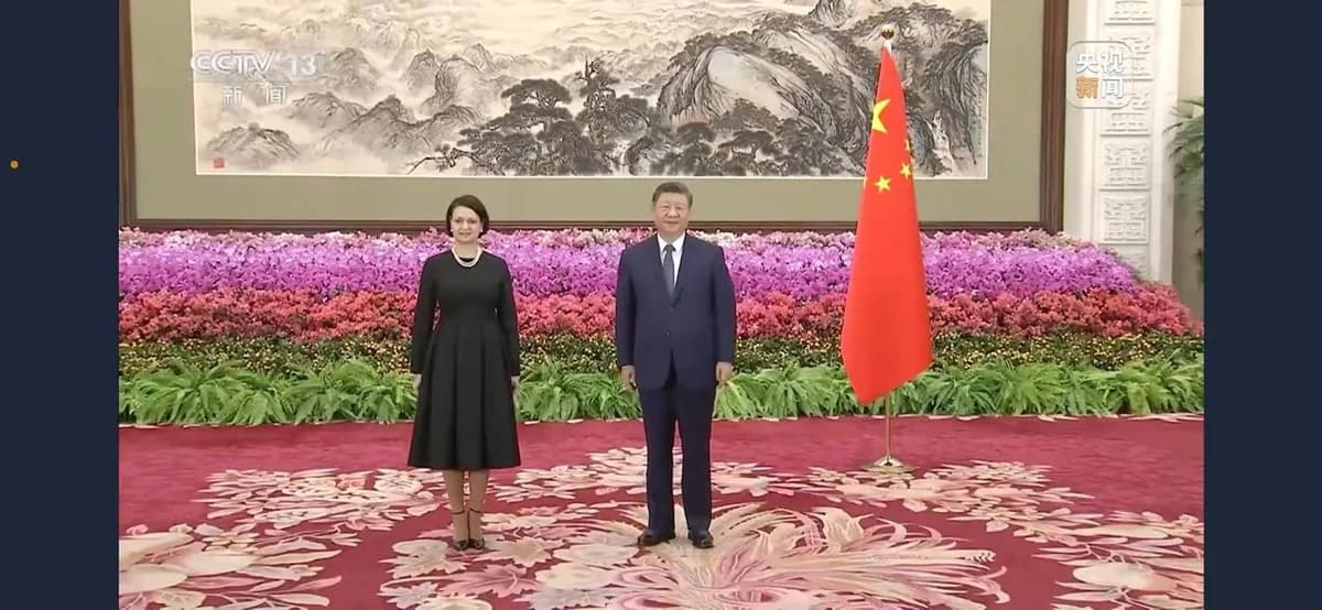 库拉·索菲亚努大使向中国国家主席习近平递交国书