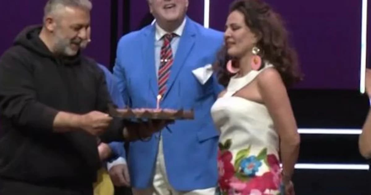 Birthday Surprise for Dimitra Matsouka at the Theater
