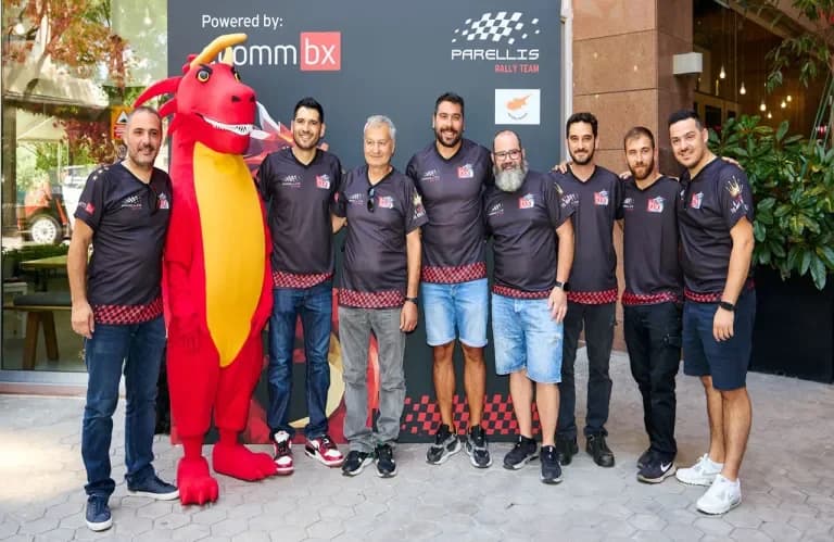 ECOMMBX supports Dimitris Parellis in the Acropolis Rally