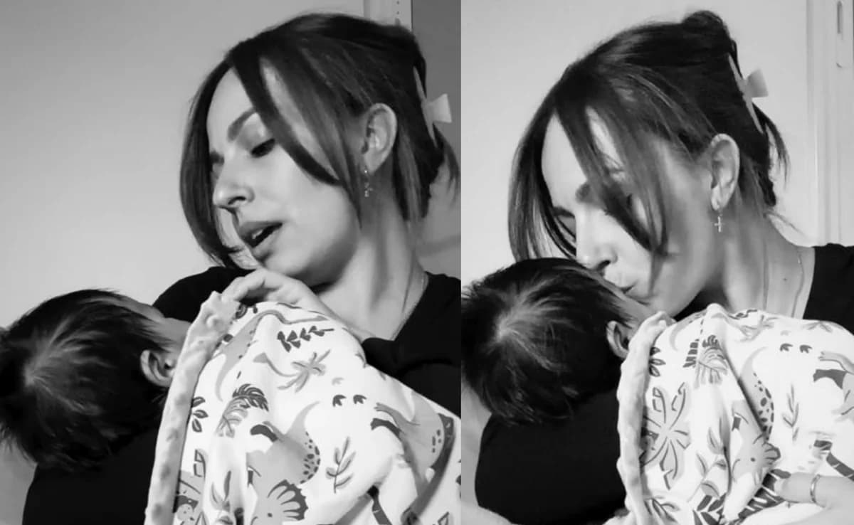 Christina Kyriakou: Tierno video con su hijo por el Día Internacional del Abrazo
