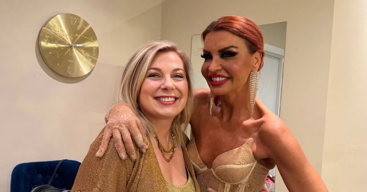 Dina Nikolaou feiert Geburtstag mit Nina Lotsari