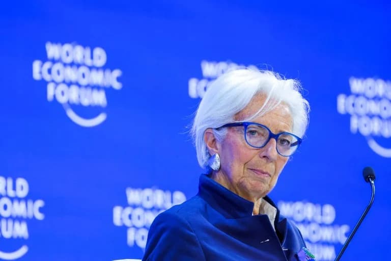 Davos: Lagarde celebra las críticas a Europa