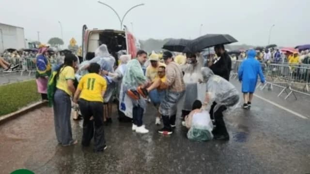 Brasilien: Blitz schlägt in Bolsonaro-Protest ein, Dutzende Verletzte