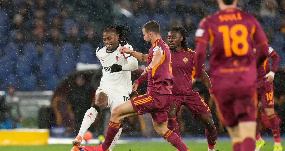 Roma vs. Milan 1-1: Empate en el derbi de la Serie A