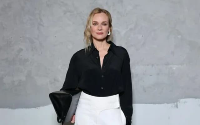 Diane Kruger bei der AMI Paris Menswear Herbst 2026 Show