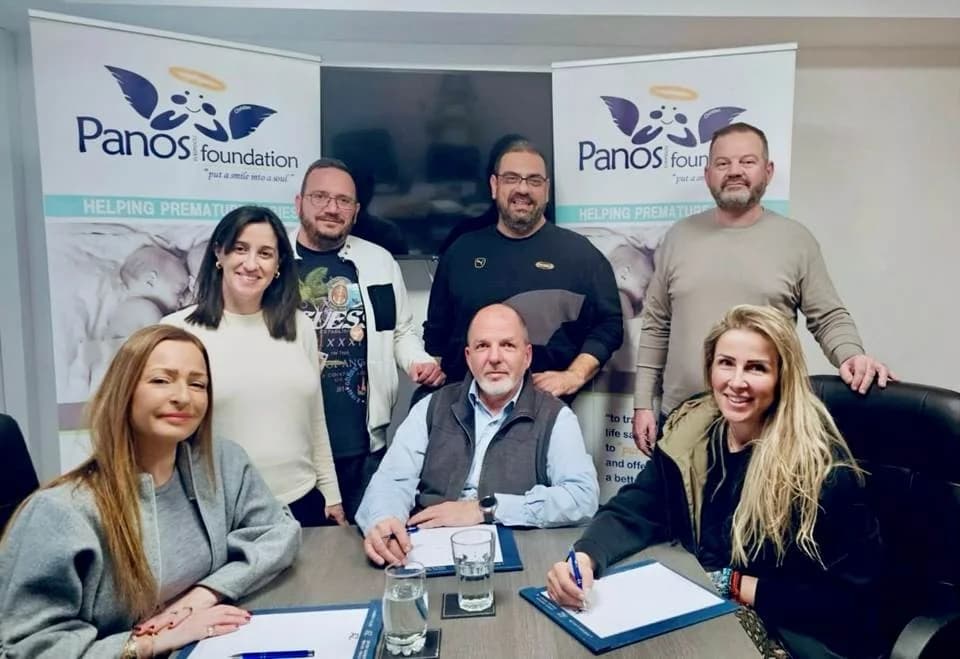 The Panos Evripidou Foundation Supports Premature Babies and Their Families