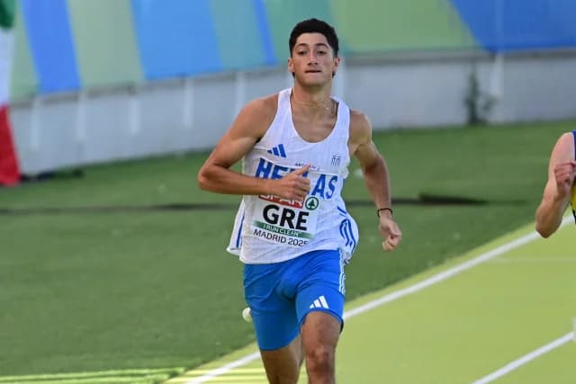 Giorgos Franks打破Kostas Kenteris 400米纪录