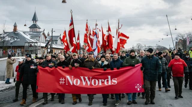 Копенгаген: Ветераны протестуют против заявлений Трампа о НАТО