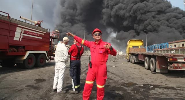 Explosión en el puerto de Bandar Abbas en Irán: fuga de gas