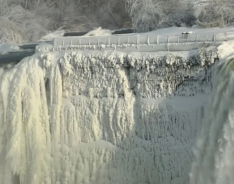 Cataratas del Niágara: Congeladas en el lado canadiense