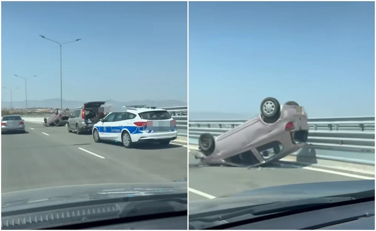 ДТП в Цери: автомобиль перевернулся, водитель в больнице