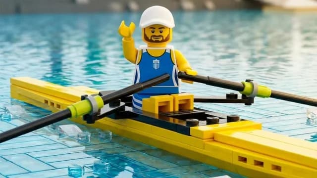 Stefanos Ntouskos Becomes a LEGO Figure for World LEGO Day