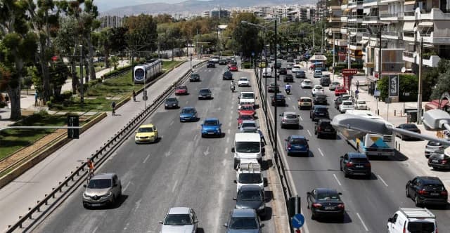 Verkehrsänderungen auf der Poseidonos Avenue aufgrund von Bauarbeiten