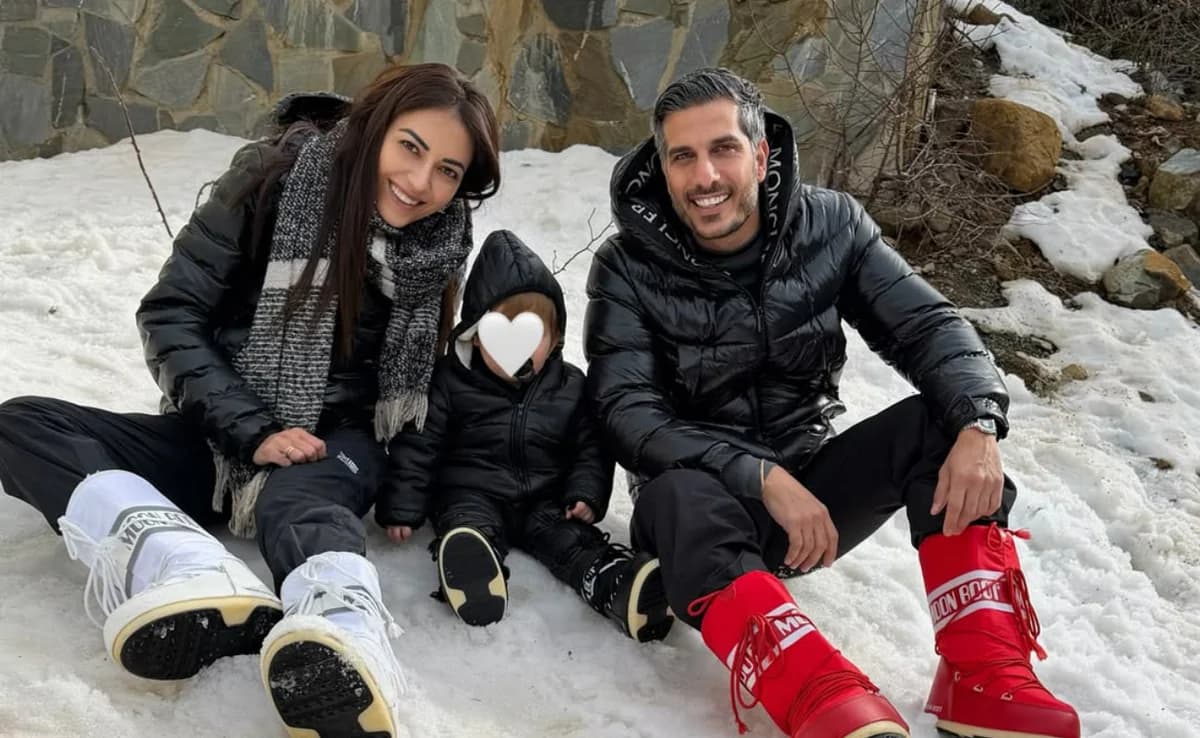 Alkis Christou and Despoina Chatzizacharia: Family getaway to Troodos with their son