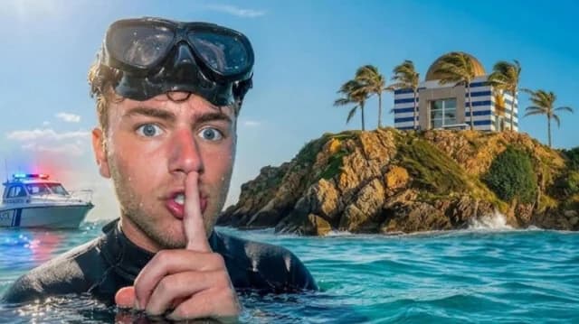YouTuber εισέρχεται κρυφά στο νησί Έπσταϊν: Αναφέρει παρακολούθηση