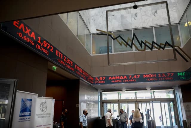 בורסת אתונה: ירידה, אך רווחי השבוע נשמרו