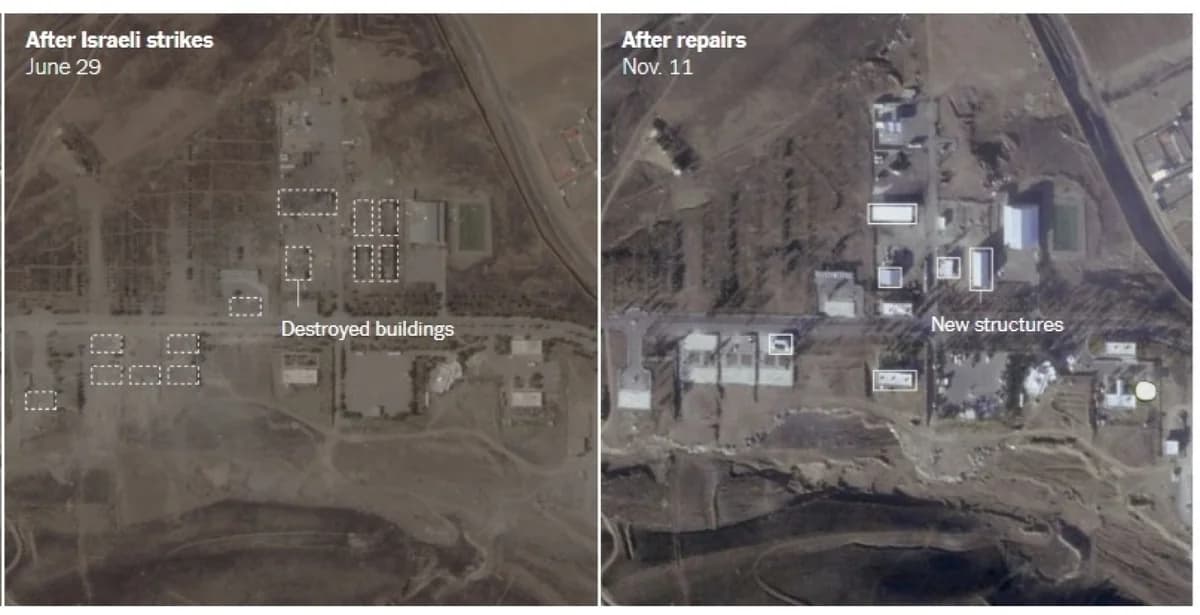 Iran Repairs Missile Sites Amid Rising Tensions
