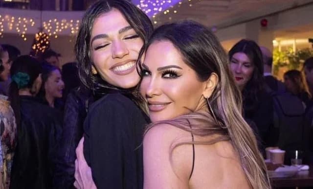 Melina Nikolaidi Celebrates Birthday with Despina Vandi