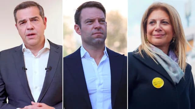 Τσίπρας, Κασσελάκης vs. Καρυστιανού: Αντιπαράθεση για το μεταναστευτικό
