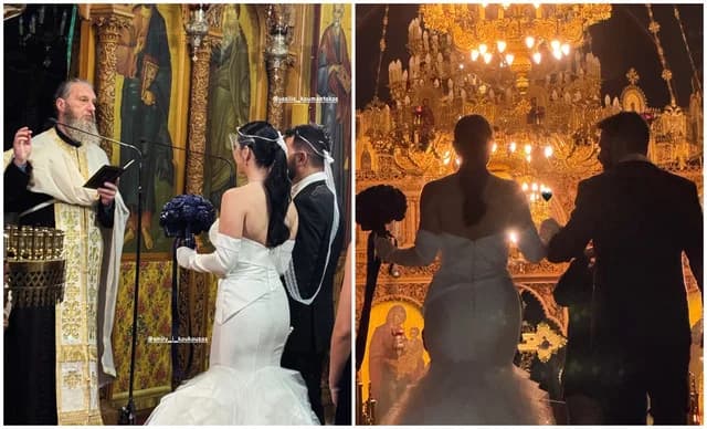Vasilis Koumentakos heiratet Emily Koukouza