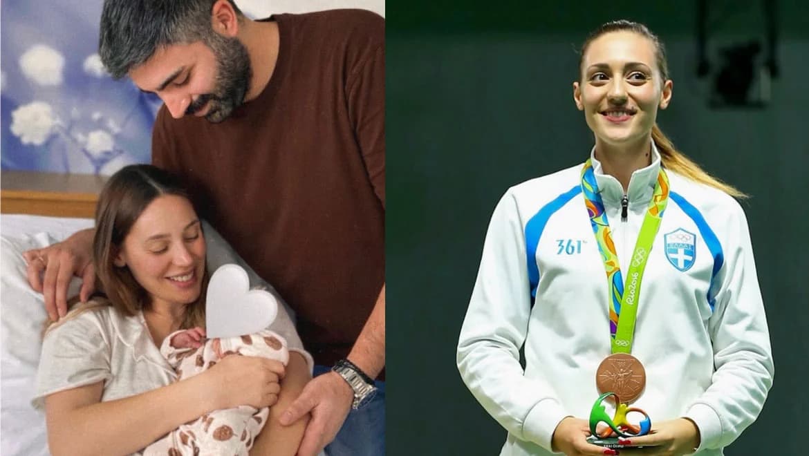 Olympian Anna Korakaki Gives Birth – First Photos