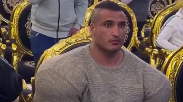 Egyptian Bodyguard Goes Viral Due to Muscular Build