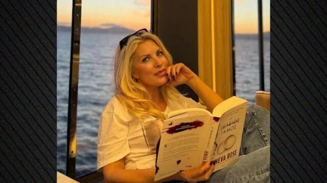 Eleni Menegaki: Fotos von Andros mit ihrer Tochter