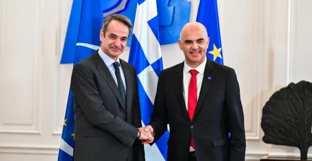 Συνάντηση Μητσοτάκη με τον Γ.Γ. του Συμβουλίου της Ευρώπης για το Κράτος Δικαίου