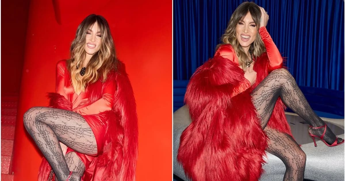 Αθηνά Οικονομάκου: Εντυπωσιακό κόκκινο look για την εβδομάδα του Αγίου Βαλεντίνου
