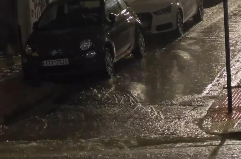 Mal tiempo: Inundaciones y cortes de tráfico en Ática