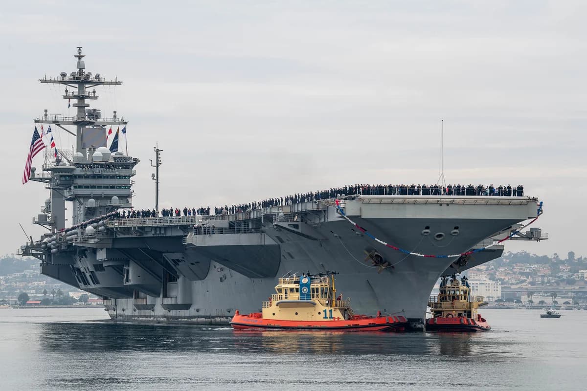 Naher Osten: USA schicken Flugzeugträger 'USS Gerald R. Ford'