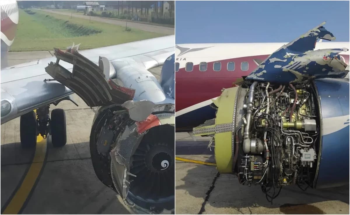 尼日利亚 Arik Air 航班引擎爆炸 – 紧急迫降