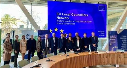 Aradippou participa en la Red de Consejeros Locales de la UE para amplificar la voz de la juventud