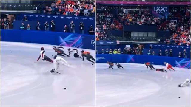 Winterspiele: Skater kollidiert in Mailand mit Kameramann