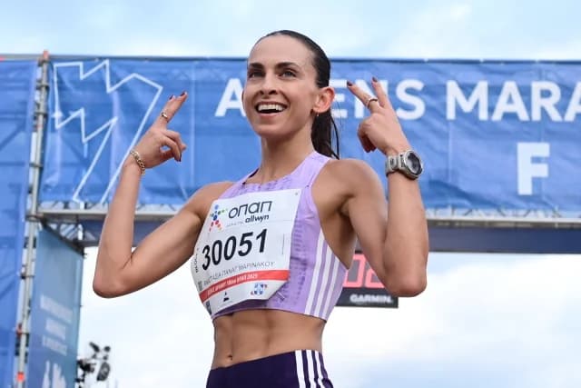 Anastasia Marinakou: Récord nacional griego en la Media Maratón de Barcelona