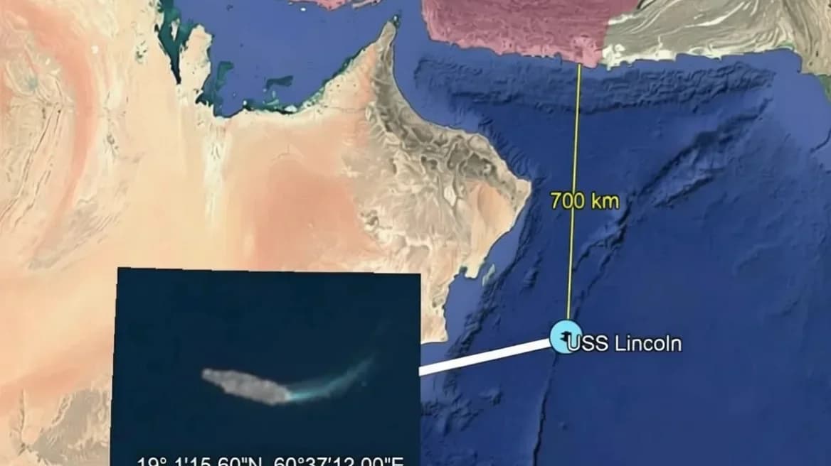 Spannungen USA-Iran: Flugzeugträger Abraham Lincoln im Arabischen Meer