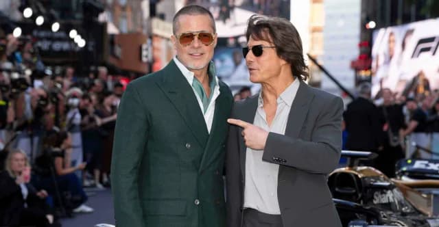 Brad Pitt und Tom Cruise treffen sich bei der Premiere von „F1“ in London