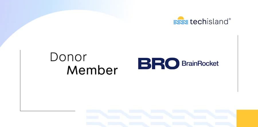 BrainRocket tritt TechIsland als Spender bei
