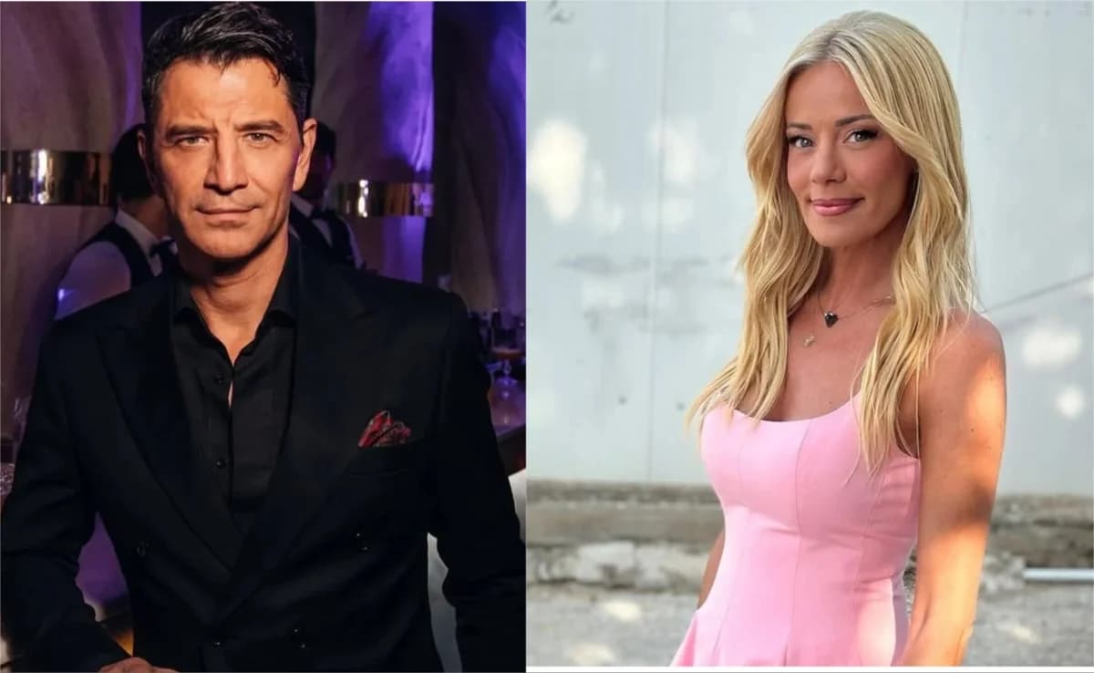 Sakis Rouvas y Zeta Makrypoulia cantan juntos en el evento de Año Nuevo de ANT1