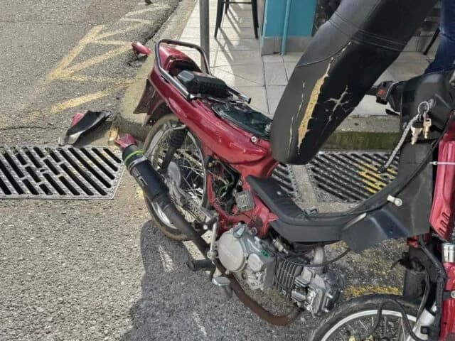 תאונת דרכים באגריניו: רוכב אופנוע נפצע