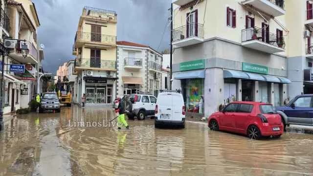 Lemnos: Notstand nach Überschwemmungen beantragt