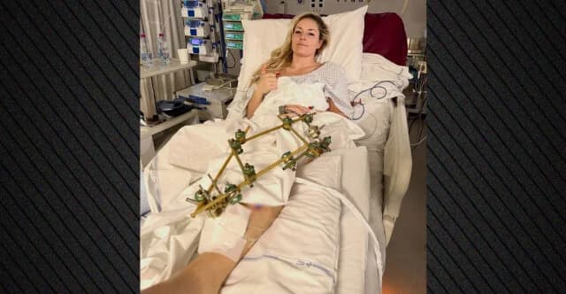 Lindsey Vonn antwortet Kritikern wegen Rennens mit gerissenem Kreuzband mit 41