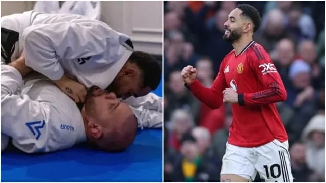 Matheus Cunha trainiert Jiu-Jitsu mit ehemaligem Weltmeister