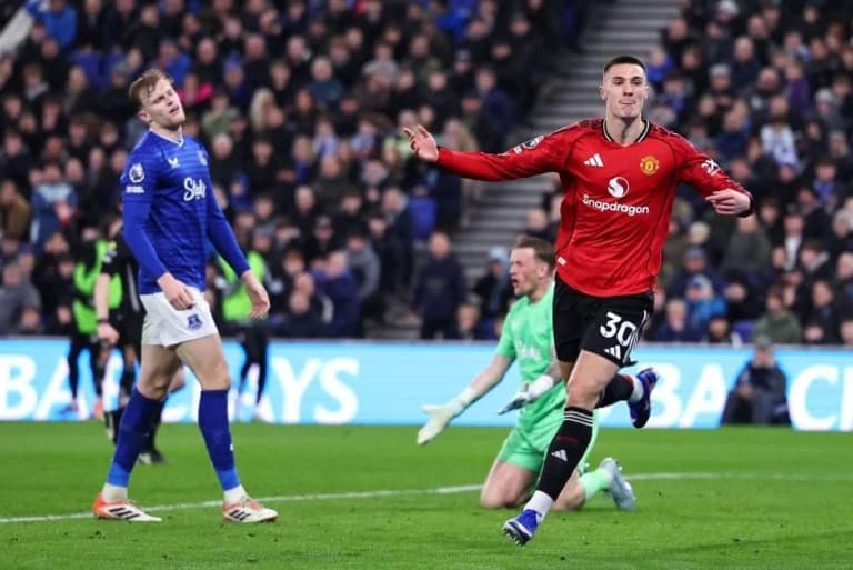 Everton – Manchester United 0-1: Sieg dank Šeškos Tor