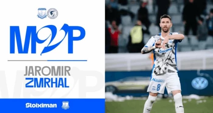 Змрхал признан MVP «Аполлона» в матче против «Этникос Ахнас»