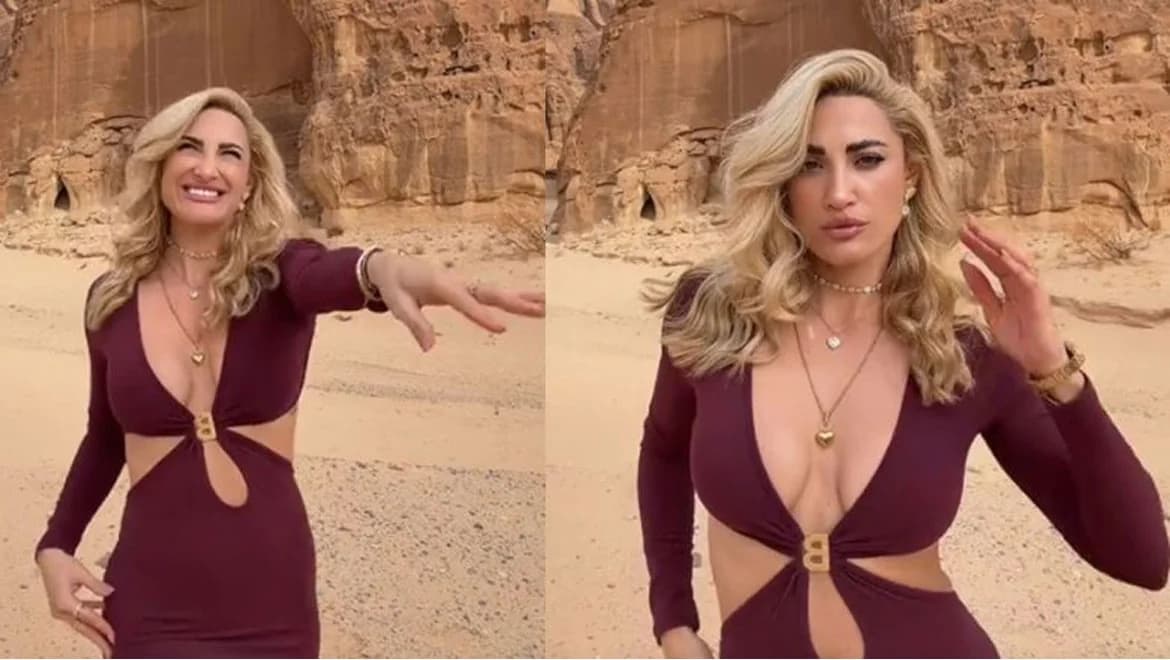 Ιωάννα Τούνη: Viral βίντεο από τη Σαουδική Αραβία