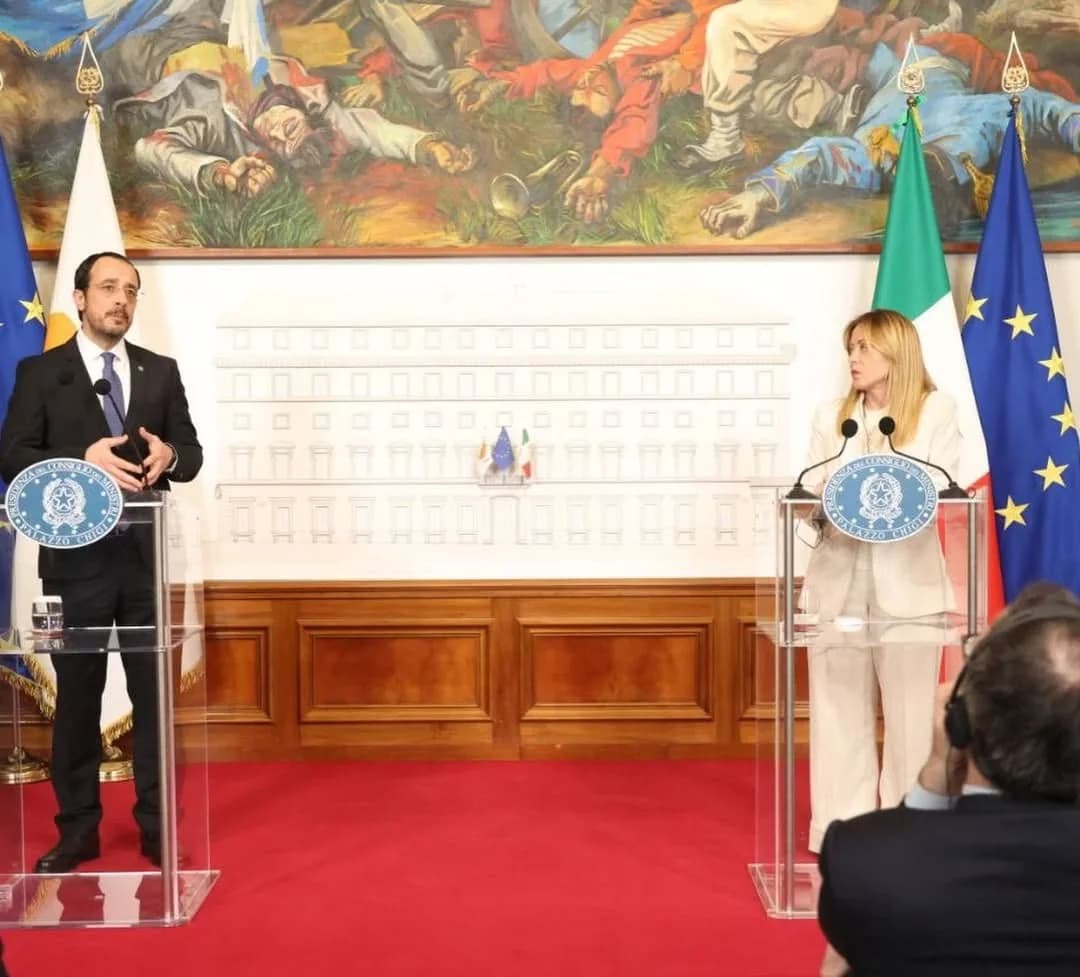 Christodoulides and Meloni Agree on Joint Partnership Document